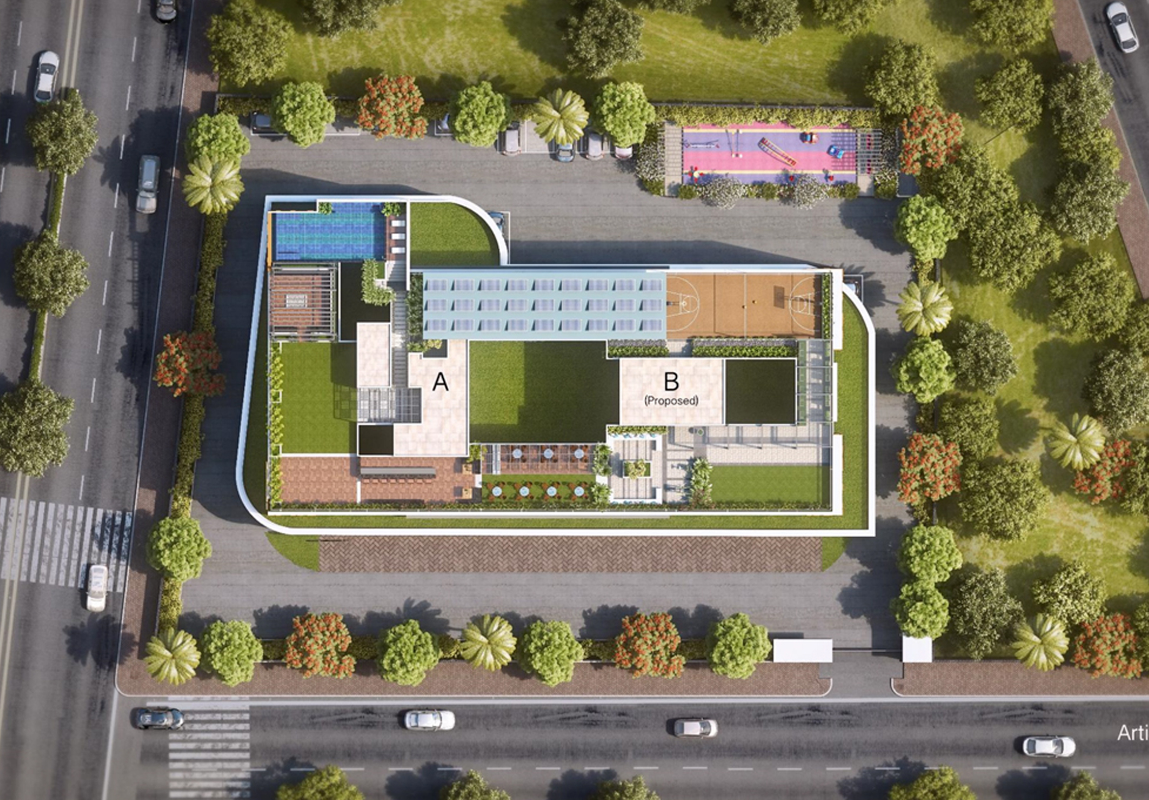 Floor plan of Mantra Meridian &mdash; photo gallery, images, brochure, amenities, cost sheet, price breakup, availability details, RERA number, RERA certificate, possession date, layout plan, logo, floor plan, master plan, and location map showcasing project highlights and features.