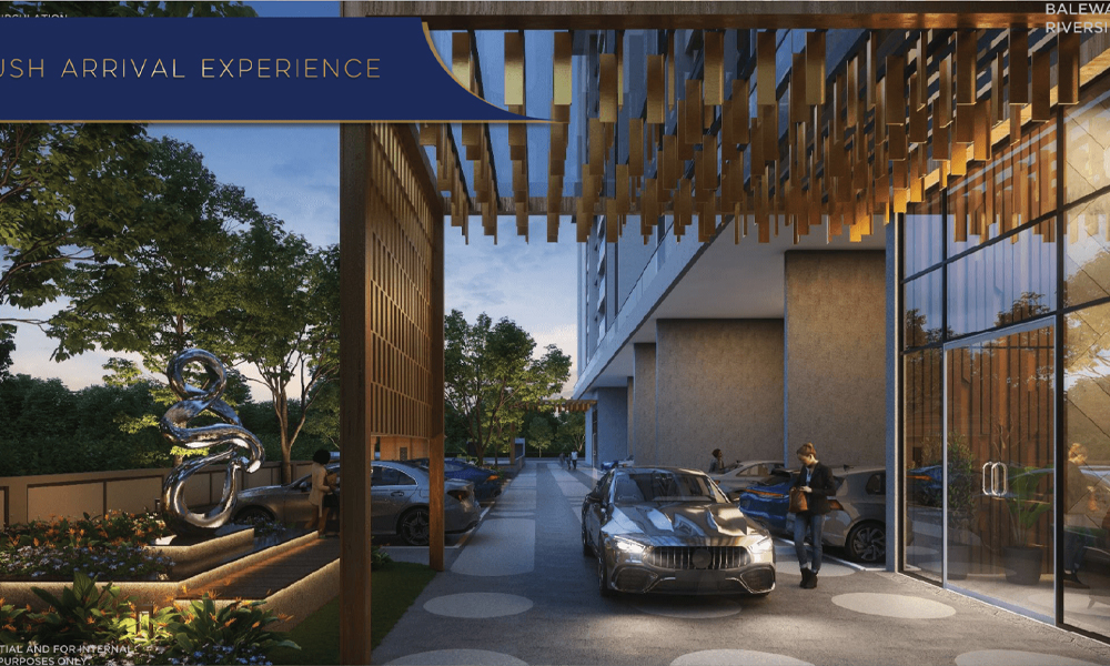 Exterior view of Mantra Meridian &mdash; photo gallery, images, brochure, amenities, cost sheet, price breakup, availability details, RERA number, RERA certificate, possession date, layout plan, logo, floor plan, master plan, and location map showcasing project highlights and features.